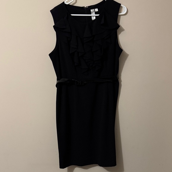 Emma & Michele Dresses & Skirts - Emma & Michele Black Ruffled Mini Dress